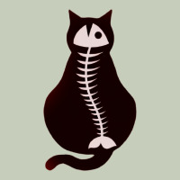 Cat With Fish Bone Long Sleeve Tee | Teevron
