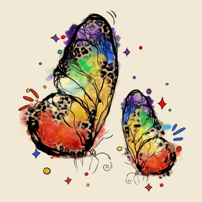 Rainbow Butterfly Pride Premium Tee by FaDigitalArtStudio | Teevron