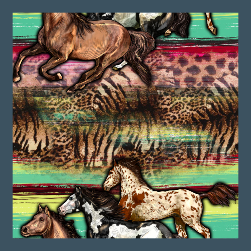 Horses Seamless Pattern Urban Heavy Tee by BundleAndBundleShop | Teevron
