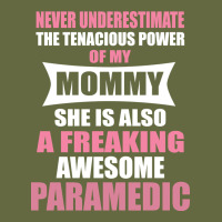 Never Underestimate Mommy Paramedic Long Sleeve Tee | Teevron