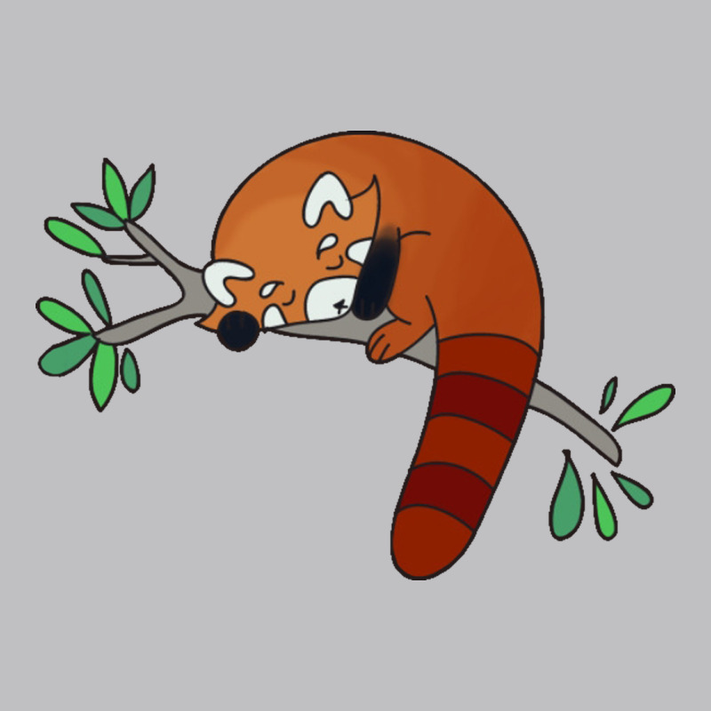 Red Panda Sleeping Long Sleeve Tee by artisFamous | Teevron