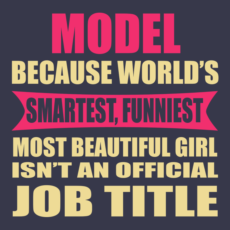 Model Funniest Isn't A Jobtitle Long Sleeve Tee by artisFamous | Teevron