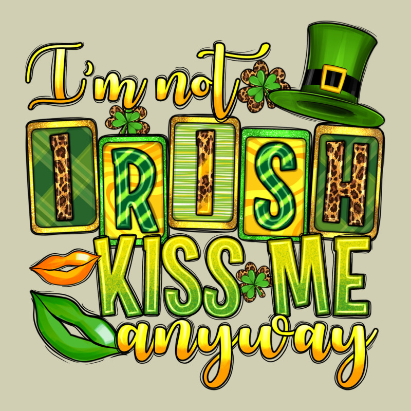 St. Patrick's I Am Not Irish Kiss Me Anyway Heavy Core Tee by OliviaCreatesArt | Teevron