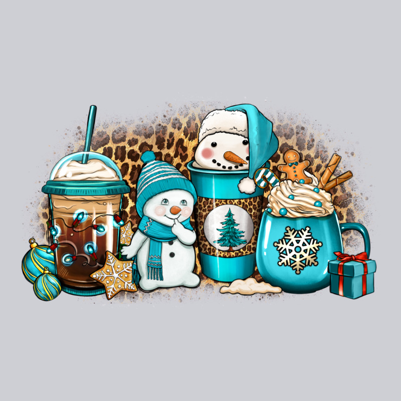 Winter Snowman Coffee Cups Heavyweight Sweatshirt by Jasminsmagicworld | Teevron