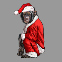 Chimpanzee With Santa Clothes Vintage Hoodie | Teevron