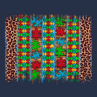 Autism Awareness Leopard Puzzle Brush Stroke Premium Hoodie | Teevron