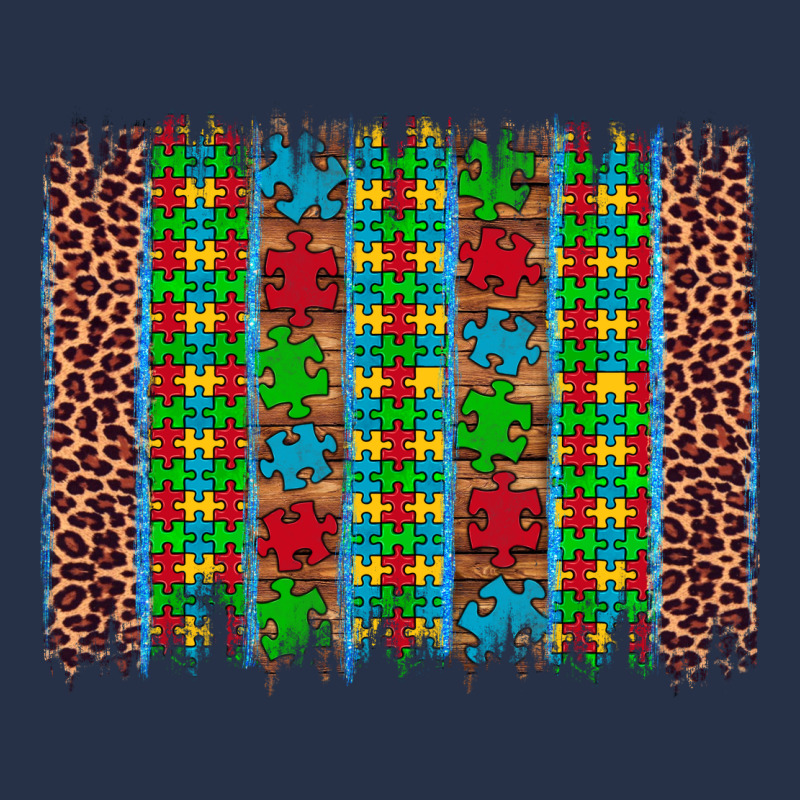 Autism Awareness Leopard Puzzle Brush Stroke Premium Hoodie by Artiststas | Teevron