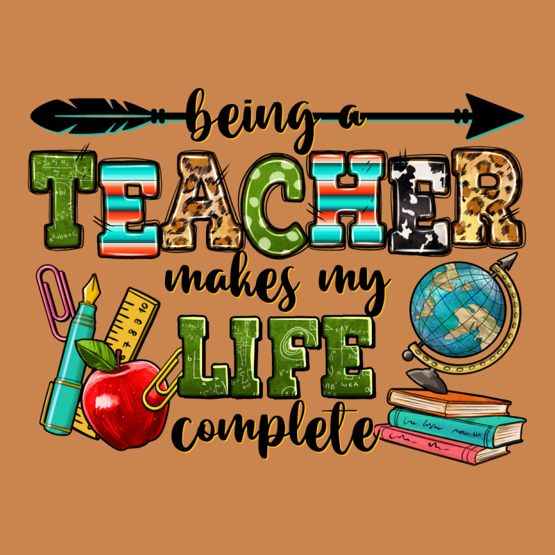 Being A Teacher Makes My Life Complete Heavyweight Hoodie by RanaPortraitStore | Teevron