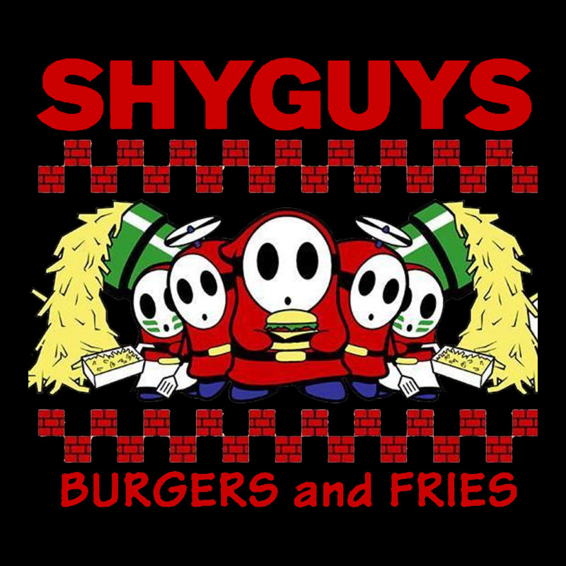 Shy Guys Burger And Fries Long Sleeve Tee by artisFamous | Teevron