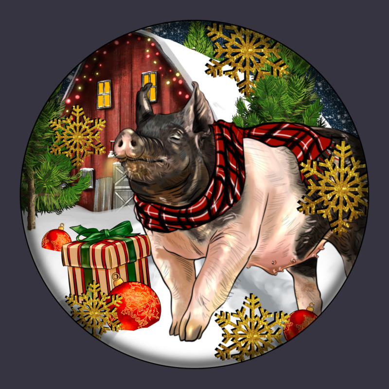 Hampshire Sow Pig Christmas Vintage Hoodie by LillyAllenDesigns | Teevron