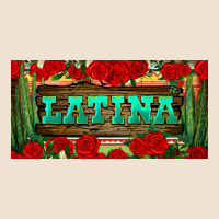 Latina License Plate Urban Heavy Tee | Teevron