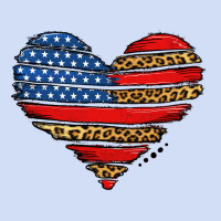 American Leopard Brushstroke Heart Urban Hoodie | Teevron