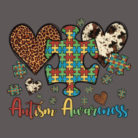 Autism Awareness Leopard Cowhide Herts Puzzle Premium Hoodie | Teevron
