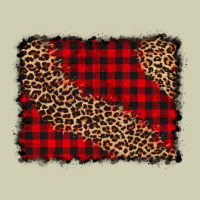 Leopard Buffalo Plaid Background Heavy Core Tee | Teevron
