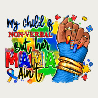 My Child Is Non Verbal But Her Mama Aint Afro Hand Rana Zipper Hoodie | Teevron