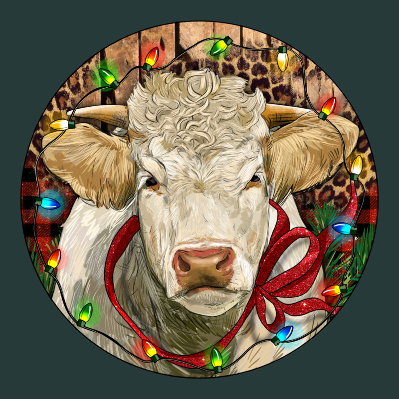 Charolais Heifer Christmas Premium Sweatshirt by RanaPortraitStore | Teevron