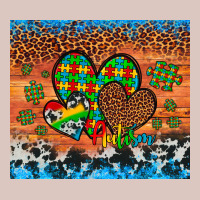 Autism Awareness Hearts Leopard Cowhide Premium Hoodie | Teevron