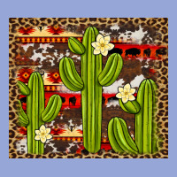 Aztec Cowhide Cactus Background Classic Tee | Teevron