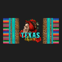 Texas Chica Skull With Bandana Heavyweight Hoodie | Teevron