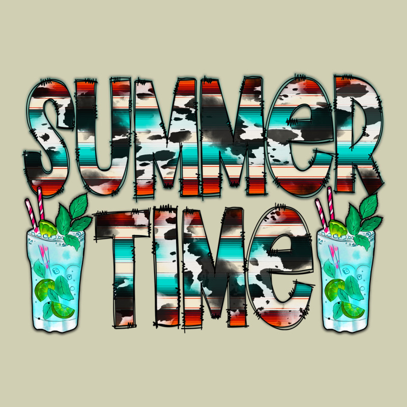 Summer Time Cowhide Serape Heavy Core Tee by CowCowDesign | Teevron