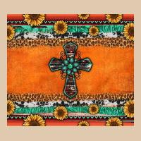 Sunflowers Cross Aztec Pattern Heavyweight Sweatshirt | Teevron