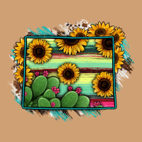 Wyoming Map Sunflower Cactus Serape Vintage Tee | Teevron
