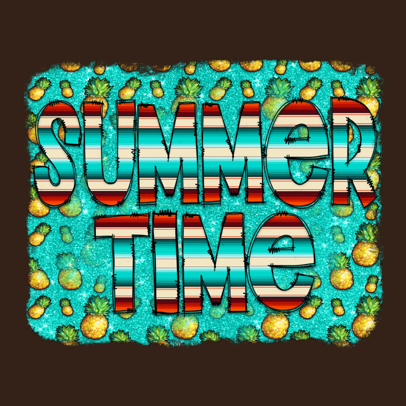 Summer Time Glitter Pineable Heavy Core Tee by CowCowDesign | Teevron