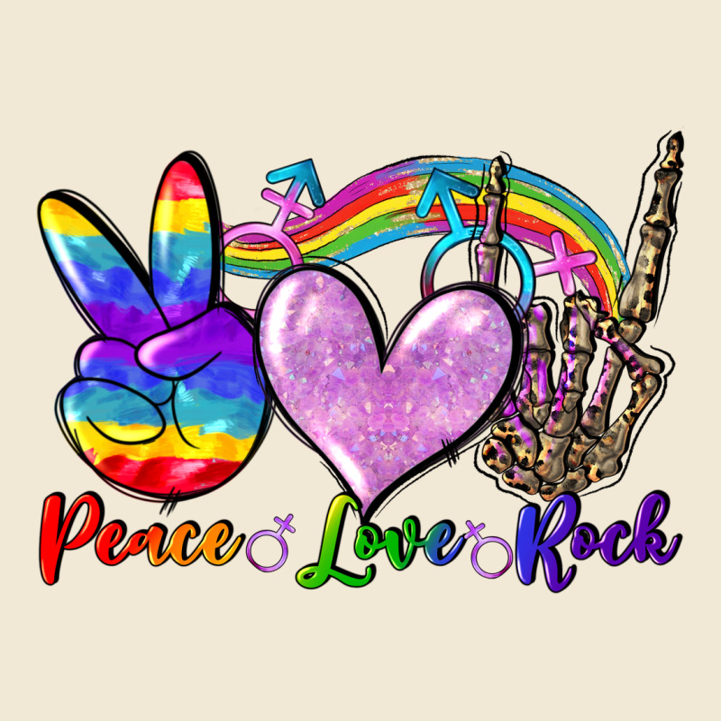 Peace Love Rock Premium Tee by FaDigitalArtStudio | Teevron