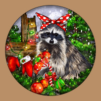 Christmas Raccoon Vintage Hoodie | Teevron