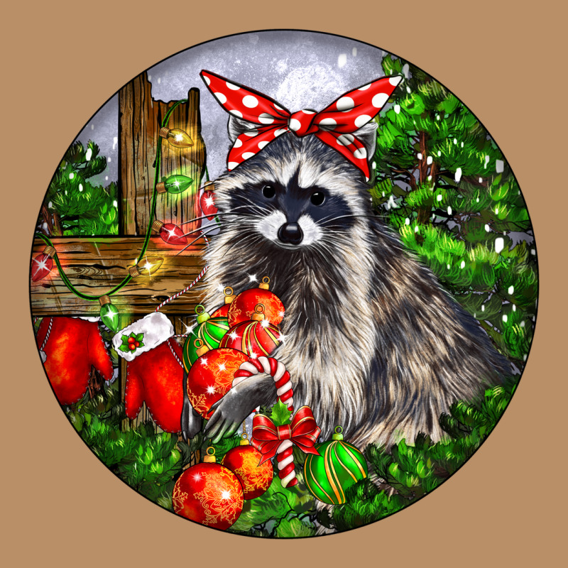 Christmas Raccoon Vintage Hoodie by LillyAllenDesigns | Teevron