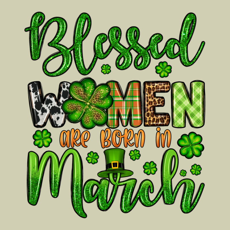 St. Patrick's Blessed Women Are Born In March Heavy Core Tee by OliviaCreatesArt | Teevron