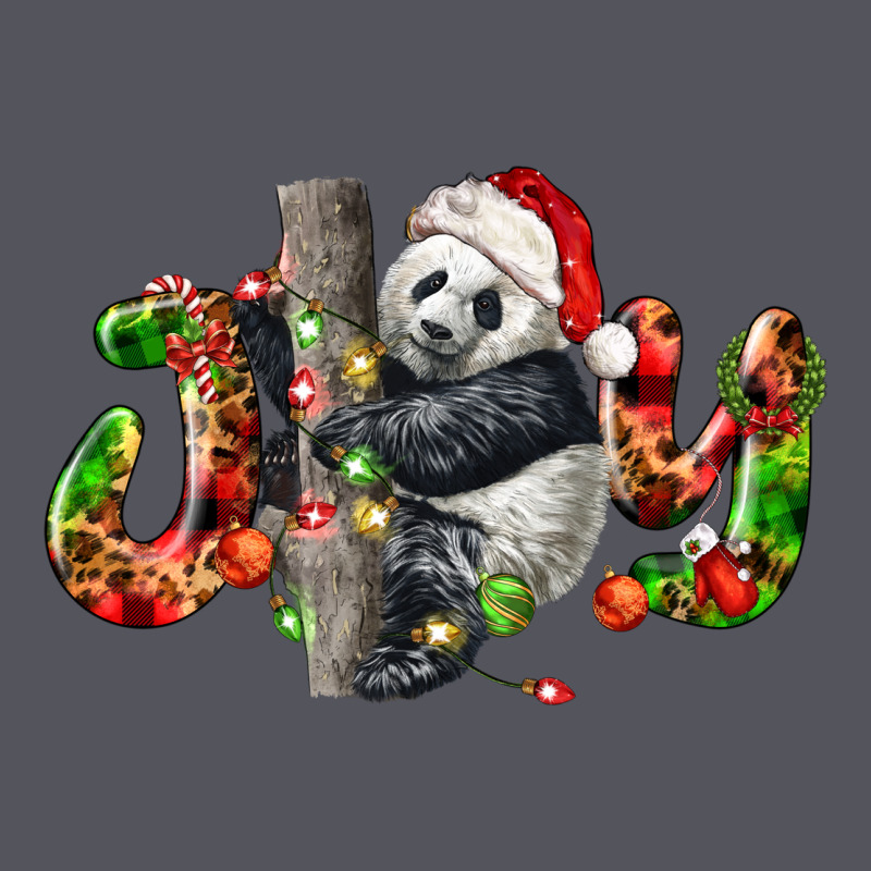 Panda Joy Christmas Vintage Hoodie by LillyAllenDesigns | Teevron