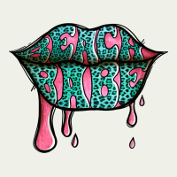Beach Babe Leopard Lips Urban Heavy Tee | Teevron