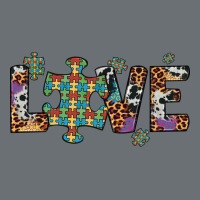 Love Autism Awareness Leopard Cowhide Premium Hoodie | Teevron