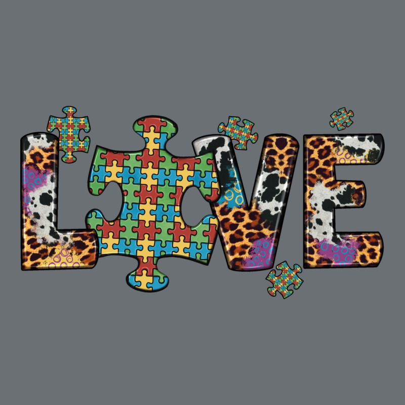 Love Autism Awareness Leopard Cowhide Premium Hoodie by Artiststas | Teevron