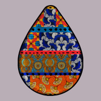 African Fabric Pattern Teardrop Earrings 4 Vintage Tee | Teevron