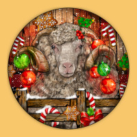 Christmas Merino Wool Sheep Vintage Hoodie | Teevron