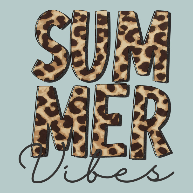 Summer Vibes Leopard Heavy Core Tee by CowCowDesign | Teevron