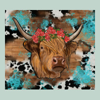 Western Roses Cow Zipper Hoodie | Teevron