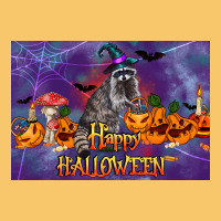 Happy Halloween Raccoon Vintage Hoodie | Teevron