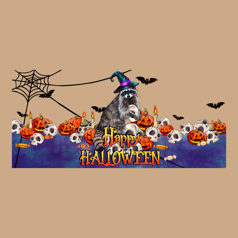 Happy Halloween Raccon Vintage Hoodie by LillyAllenDesigns | Teevron