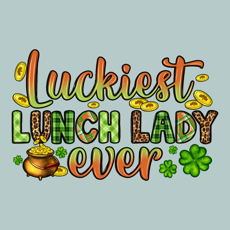 St. Patrick's Luckiest Lunch Lady Ever Heavy Core Tee by OliviaCreatesArt | Teevron