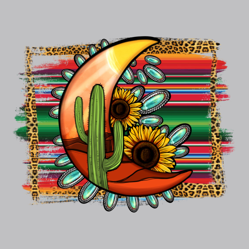 Desert Moon With Serape Background Classic Tee by Jasminsmagicworld | Teevron