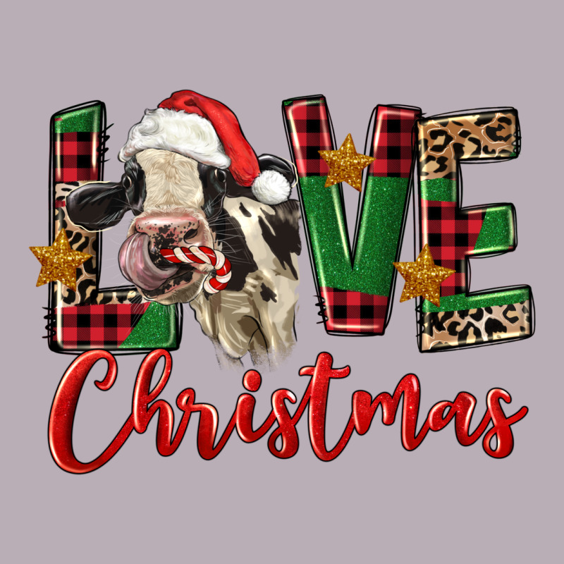 Love Christmas Holstein Heifer Vintage Tee by FaDigitalArtStudio | Teevron