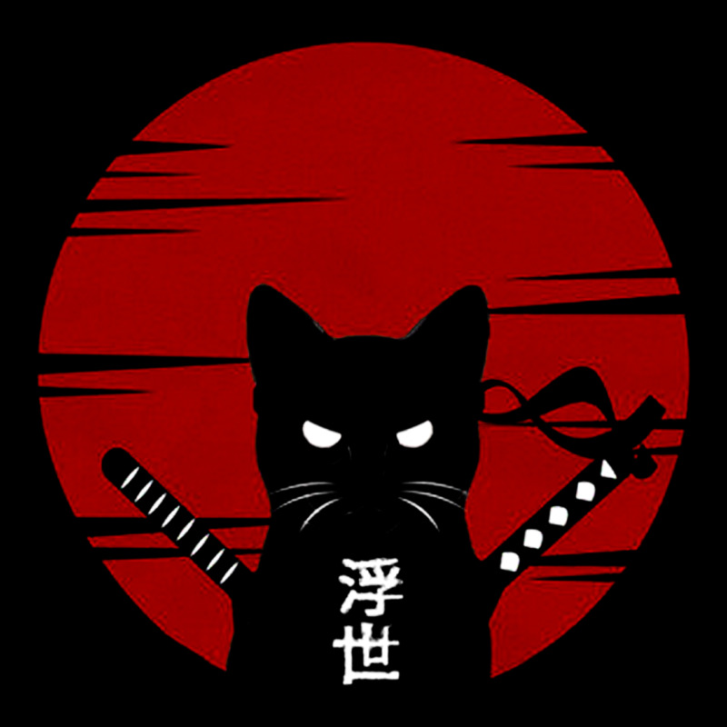 Ninja Cat Japanese Long Sleeve Tee by DesigneFamous | Teevron