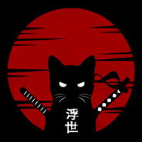 Ninja Cat Japanese Long Sleeve Tee | Teevron