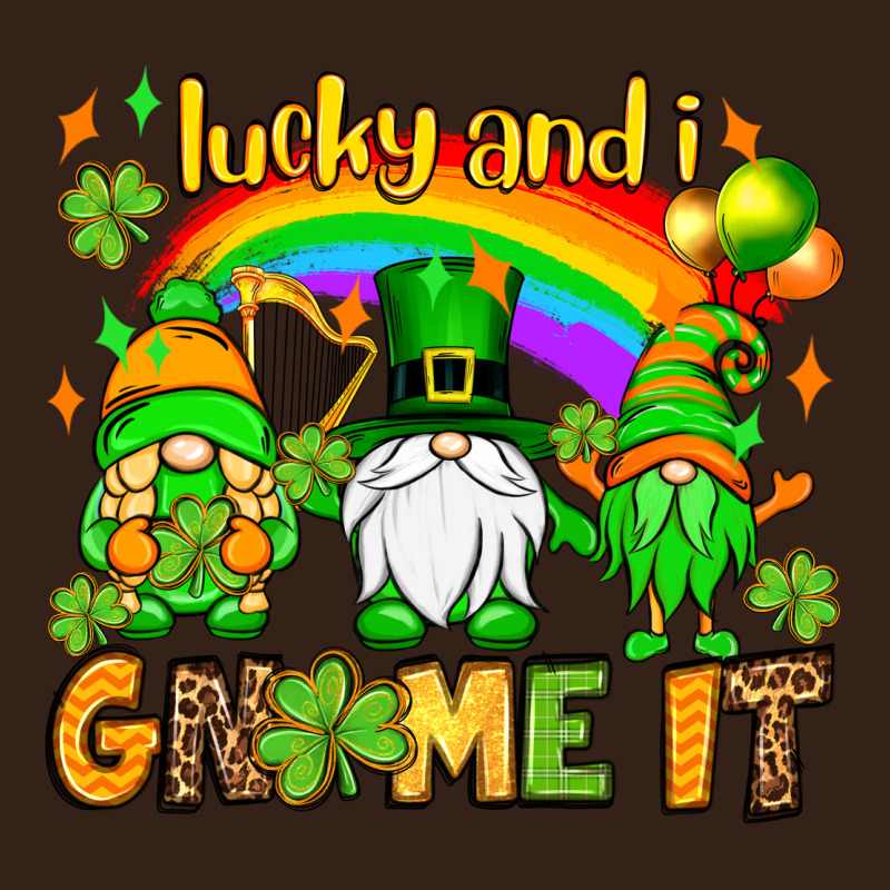 St. Patrick's Lucky And I Gnome It Heavy Core Tee by OliviaCreatesArt | Teevron