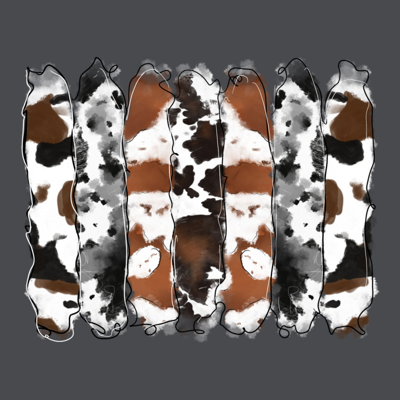 Cowhide Brushstrokes Zipper Hoodie by RanaPortraitStore | Teevron