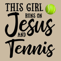 This Girl Runs On Jesus And Tennis Long Sleeve Tee | Teevron