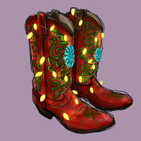 Western Christmas Boots Heavyweight Hoodie | Teevron